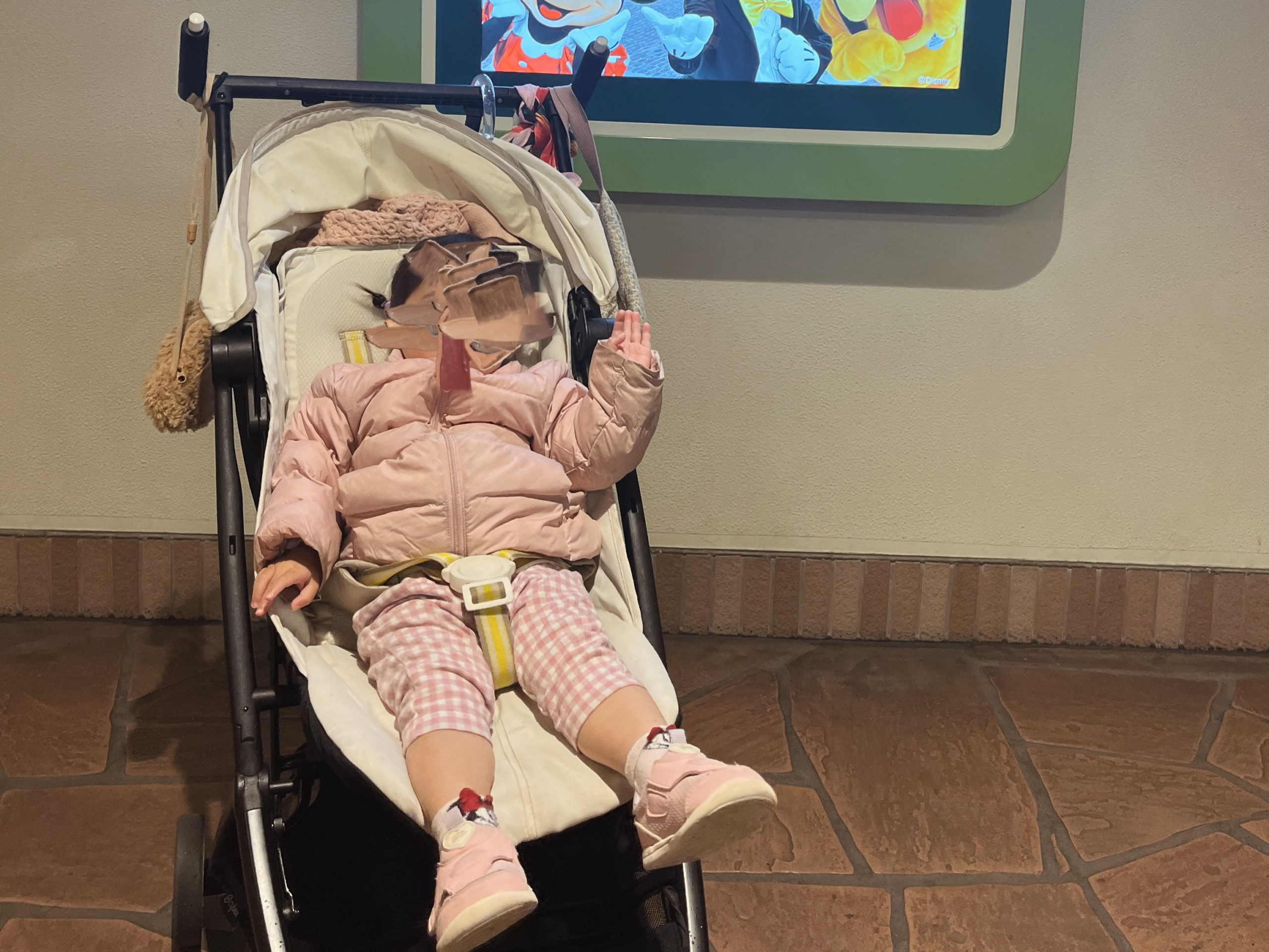 リベルに乗る2歳児