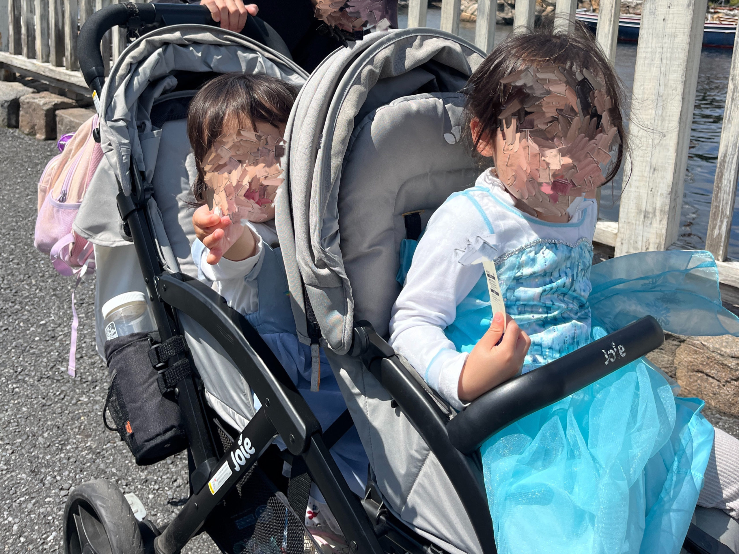 年子向け2人乗りベビーカー